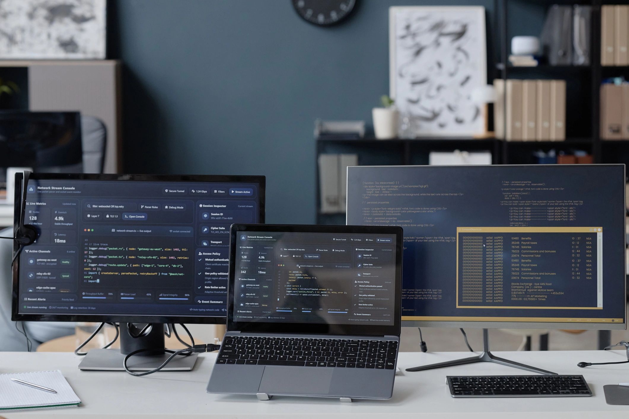 Technology workstation representing Synoki OSINT support